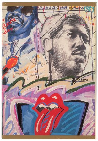 Lot #5130  Rolling Stones and Otis Redding 1989 Rock and Roll Hall of Fame Program - Image 1