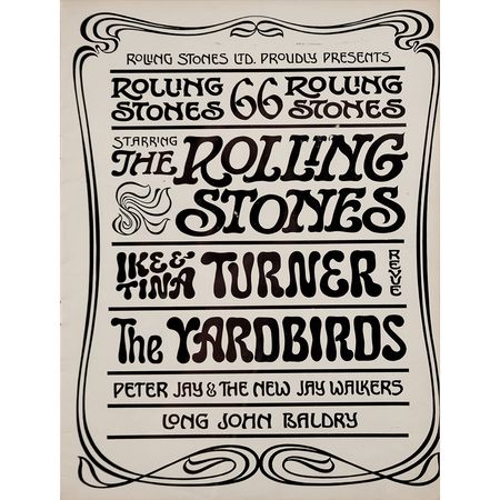 Lot #5131  Rolling Stones and Yardbirds 1966 British Tour Program - Image 5