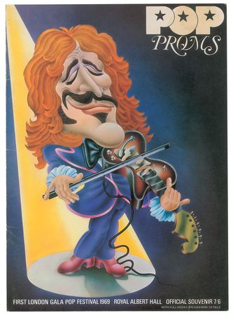 Lot #5163  Led Zeppelin and The Who 1969 Pop Proms Program - Image 1