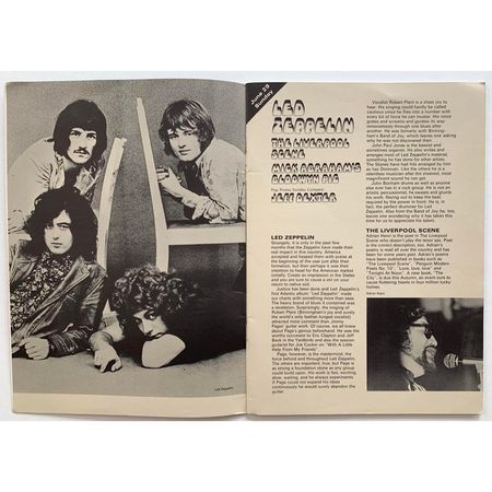 Lot #5163  Led Zeppelin and The Who 1969 Pop Proms Program - Image 8