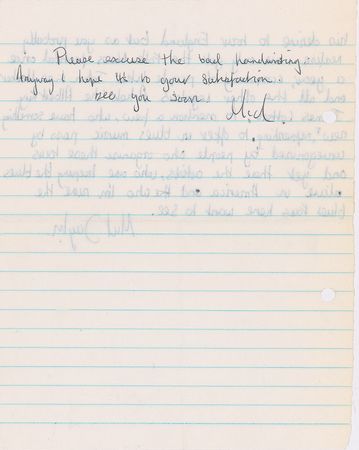 Lot #5137 Mick Taylor Autograph Letter Signed - Image 4