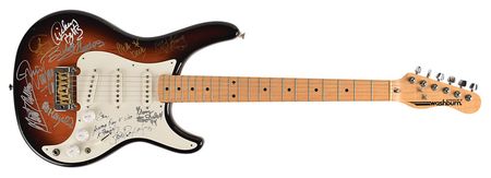 Lot #5187  Blues Legends Signed Guitar - Image 1