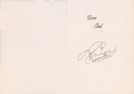 Lot #5388  Prince 1985 Christmas Card - Image 3
