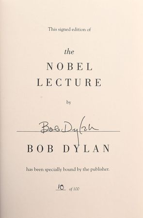 Lot #5108 Bob Dylan Signed Book - Image 2