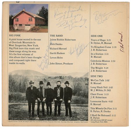 Lot #5301 The Band Signed Album - Image 1