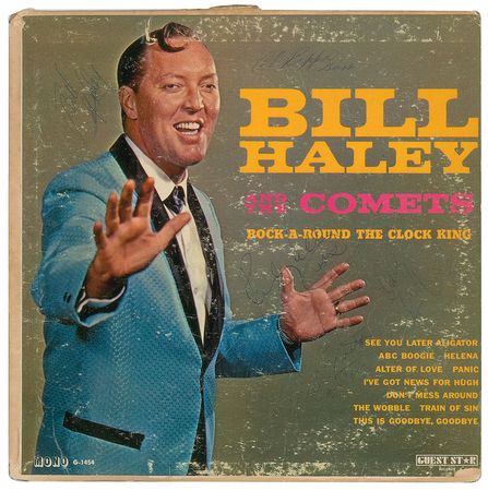 Lot #5417 Bill Haley and His Comets Signed Album - Image 1