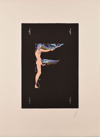 Lot #5268  Boston: Sib Hashian's 'The Alphabet Suite' by Erte - Image 10