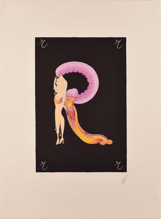 Lot #5268  Boston: Sib Hashian's 'The Alphabet Suite' by Erte - Image 22