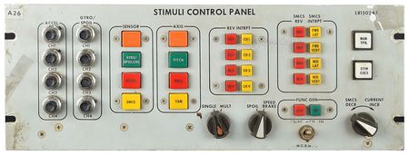Lot #350 Flight Simulator Stimuli Control Panel Control Panel - Image 1