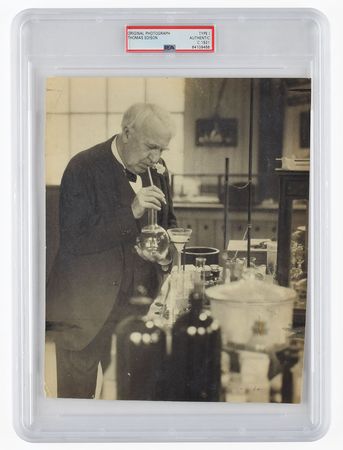 Lot #347 Thomas Edison Original Photograph Photograph - Image 1