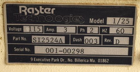 Lot #329 Raster Technologies Framebuffer Frame Buffer - Image 2