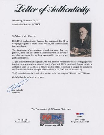 Lot #295 Oliver Lodge - Image 4