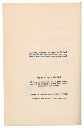 Lot #534 John Barth - Image 3