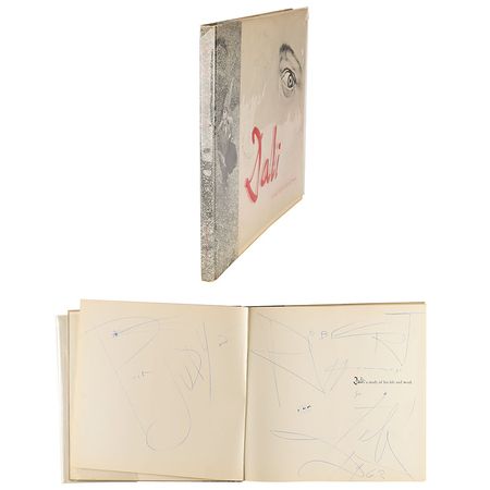 Lot #532 Salvador Dali: Dali sketches 'Sputnik' and an ant from 'The Persistence of Memory' - Image 1