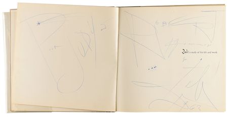 Lot #532 Salvador Dali: Dali sketches 'Sputnik' and an ant from 'The Persistence of Memory' - Image 2