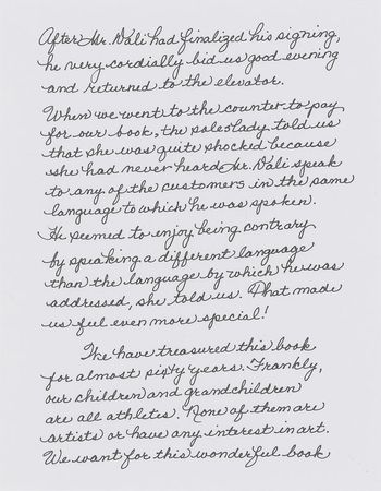 Lot #532 Salvador Dali: Dali sketches 'Sputnik' and an ant from 'The Persistence of Memory' - Image 7