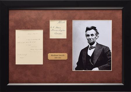 Lot #27 Abraham Lincoln: Lincoln and his