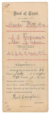 Lot #208 Frederick Douglass Signed Document - Image 1