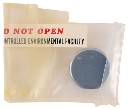 Lot #446 Apollo Helmet Feedport Assembly Cover Feedport Cover - Image 1