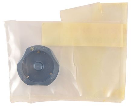 Lot #446 Apollo Helmet Feedport Assembly Cover Feedport Cover - Image 2