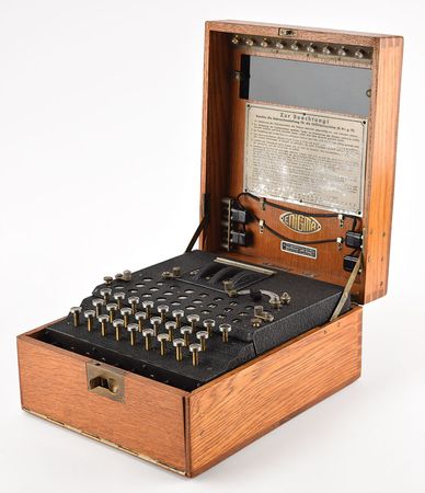 Lot #322 German 1935 Enigma Machine: Fully functioning 1935 Enigma I machine used by the German military - Image 3