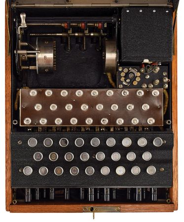 Lot #322 German 1935 Enigma Machine: Fully functioning 1935 Enigma I machine used by the German military - Image 12