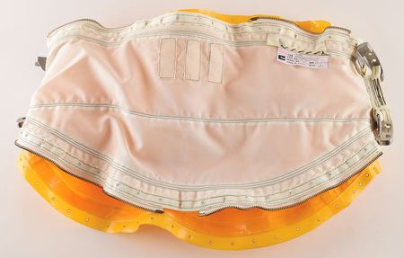 Lot #430 Space Shuttle EMU Suit Waist Restraint Bladder Assembly Waist Restraint Bladder Assembly - Image 1