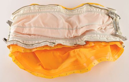 Lot #430 Space Shuttle EMU Suit Waist Restraint Bladder Assembly Waist Restraint Bladder Assembly - Image 2
