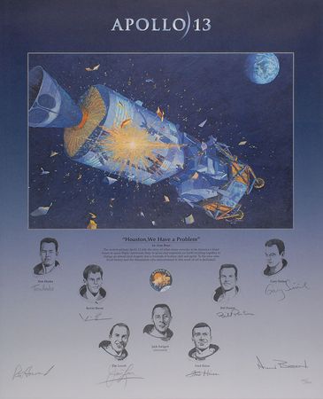 Lot #418 Apollo 13 Print - Image 1