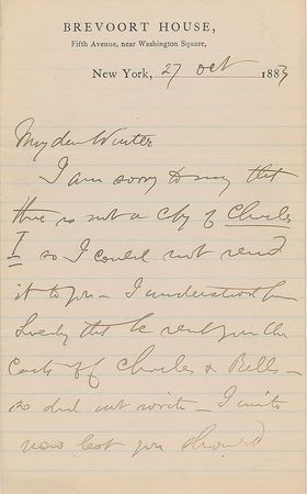 Lot #597 Bram Stoker Handwritten Letter Signed - Image 1