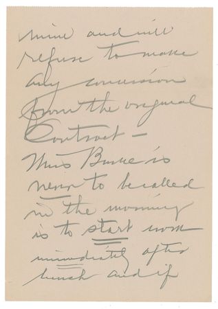 Lot #877 Flo Ziegfeld Handwritten Letter Signed - Image 4