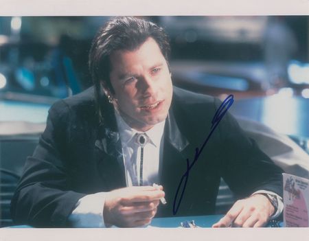 Lot #870 John Travolta Signed Photographs - Image 1