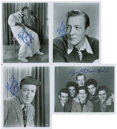 Lot #806 Huntz Hall Signed Photographs - Image 1