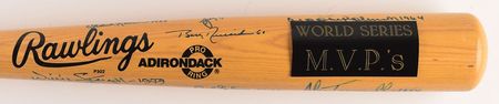 Lot #890 Baseball: World Series MVPs Baseball Bat - Image 4