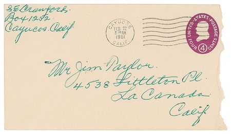 Lot #898 'Wahoo' Sam Crawford Handwritten Letter Signed - Image 2