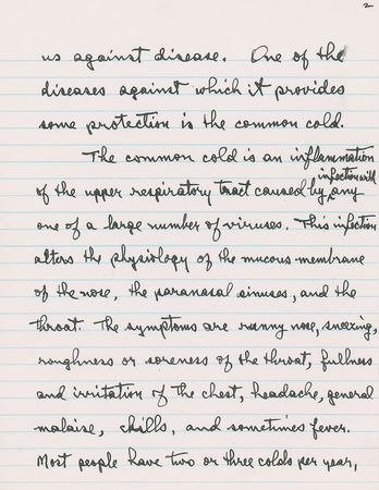 Lot #327 Linus Pauling Handwritten Manuscript - Image 1