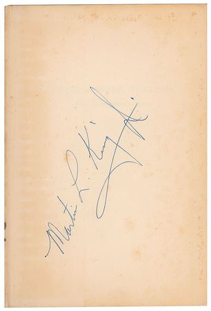 Lot #146 Martin Luther King, Jr: Signed first edition of Stride Toward Freedom?Dr. King's first book - Image 2