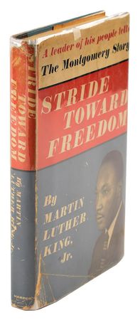 Lot #146 Martin Luther King, Jr: Signed first edition of Stride Toward Freedom?Dr. King's first book - Image 3