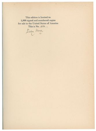 Lot #626 Evelyn Waugh - Image 2