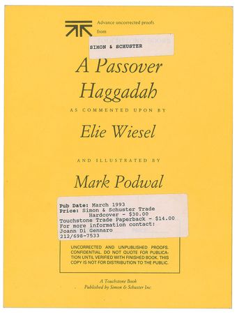 Lot #247 Elie Wiesel - Image 1