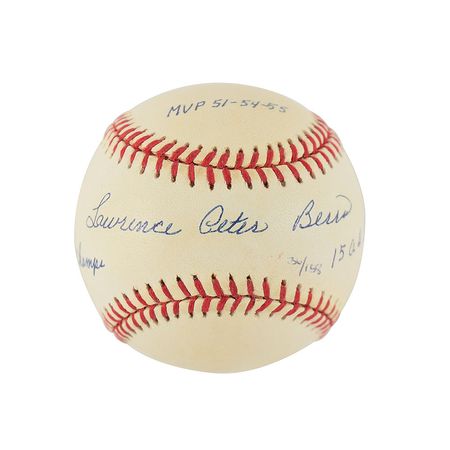 Lot #891 Yogi Berra Baseball - Image 1