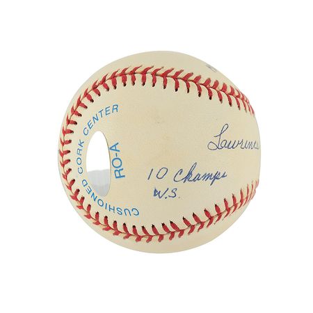 Lot #891 Yogi Berra Baseball - Image 2