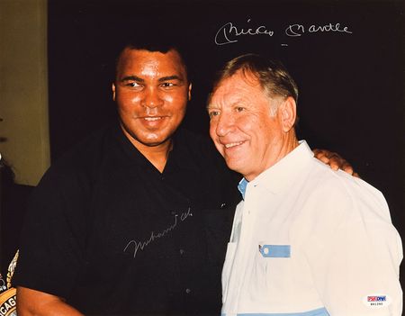 Lot #912 Mickey Mantle and Muhammad Ali Signed Photograph - Image 1