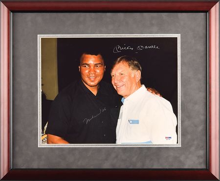Lot #912 Mickey Mantle and Muhammad Ali Signed Photograph - Image 2
