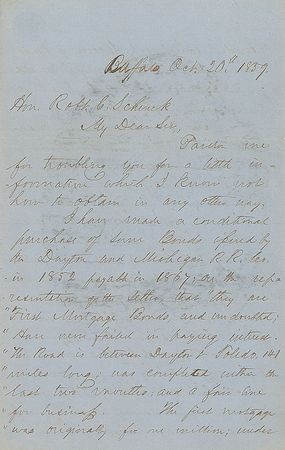 Lot #19 Millard Fillmore Handwritten Letter Signed