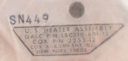 Lot #489 Marquardt R-4D Rocket Engine Heater Assembly Heater Assembly - Image 3
