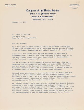 Lot #93 Gerald Ford - Image 2