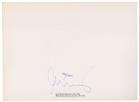 Lot #528 Jean-Michel Basquiat Book - Image 2