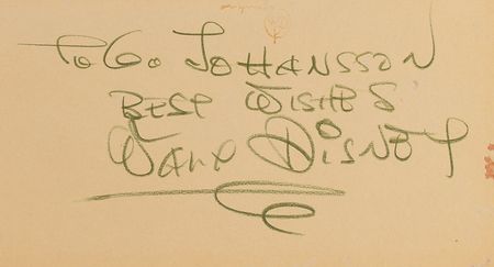 Lot #572 Walt Disney signed Goofy production cels from How to Play Golf: Golfing with Goofy, boasting a large Disney signature - Image 2