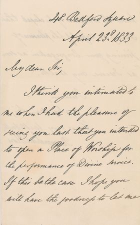 Lot #151 Ram Mohan Roy Signed Letter - Image 1